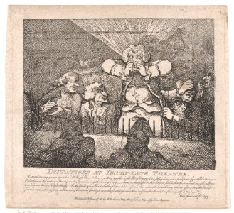 Imitations at Drury-Lane by the Journalist (Picturesque Beauties of Boswell, Part the Second) MET DP871878