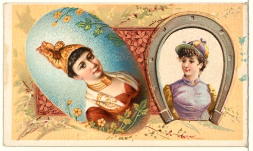 Horseshoe, from the Miniature Novelties series (N120) issued by Duke Sons & Co. to promote Honest Long Cut Tobacco MET DPB873717