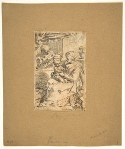 Holy Family with a rosary MET DP815107