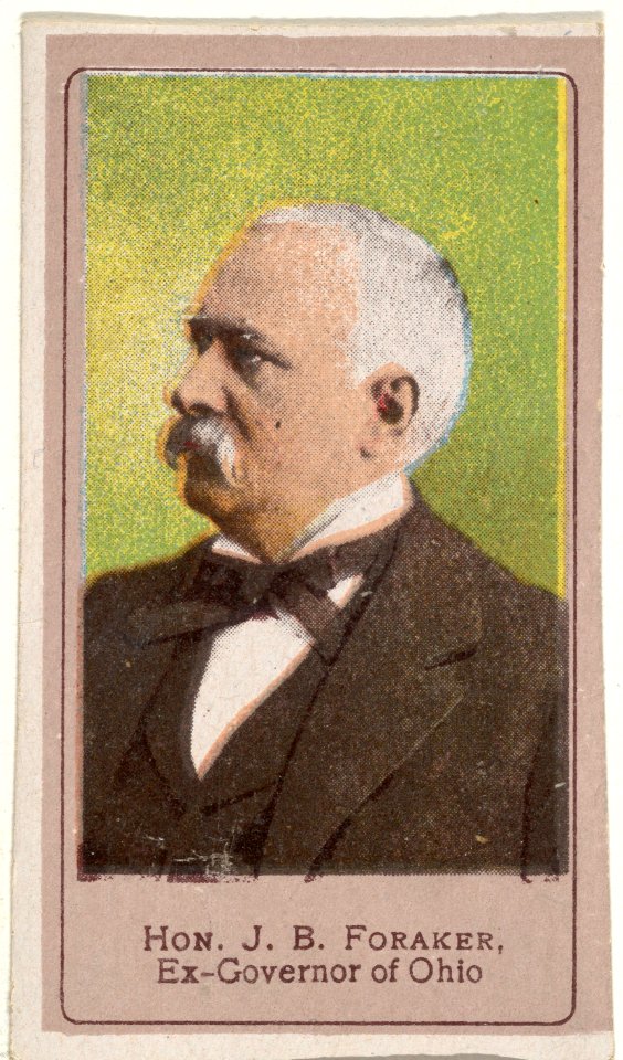 Honorable J. B. Foraker, Ex-Governor of Ohio, from the Heroes of the Spanish War series (T175) MET DP842554