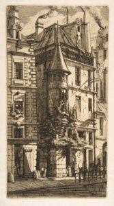 House with a Turret, rue de la Tixéranderie, Paris MET DP813112