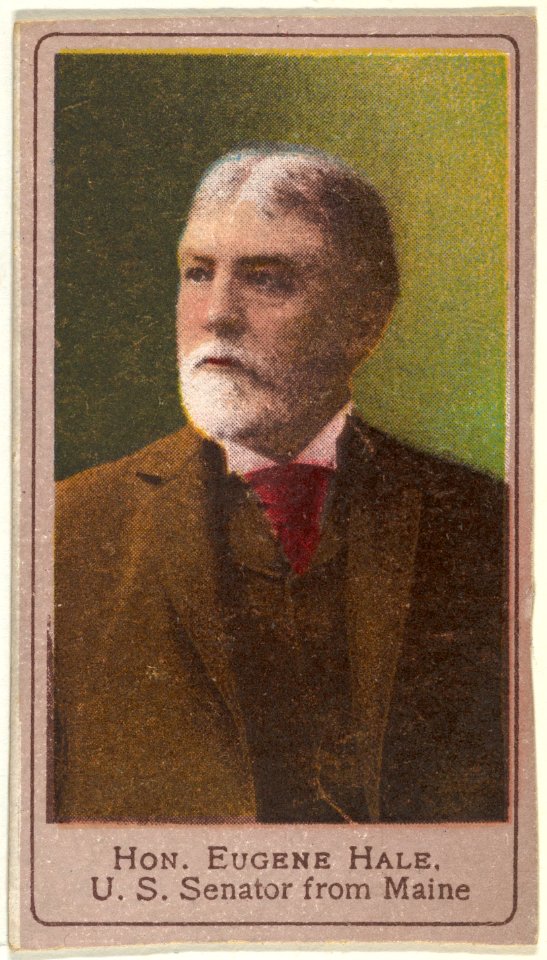 Honorable Eugene Hale, United States Senator from Maine, from the Heroes of the Spanish War series (T175) MET DP842558
