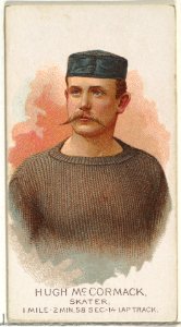 Hugh McCormack, Skater, from World's Champions, Series 2 (N29) for Allen & Ginter Cigarettes MET DP838251