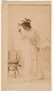 Hope Ross, from the Actresses series (N245) issued by Kinney Brothers to promote Sweet Caporal Cigarettes MET DP859462