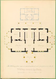 House for Henry Whitney, New Haven, Connecticut (revised plan) MET DP307222