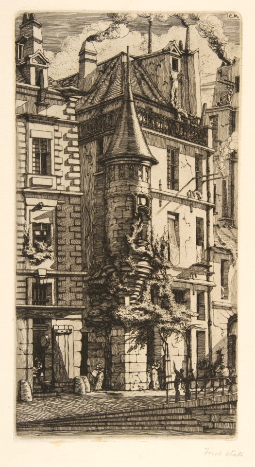 House with a Turret, rue de la Tixéranderie, Paris MET DP813110