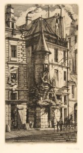 House with a Turret, rue de la Tixéranderie, Paris MET DP813110