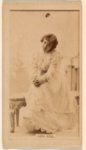 Hope Ross, from the Actresses series (N245) issued by Kinney Brothers to promote Sweet Caporal Cigarettes MET DP859463