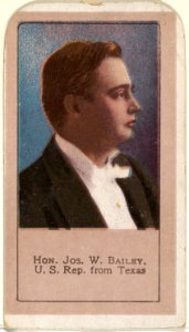 Honorable Joseph W. Bailey, United States House of Representatives from Texas, from the Heroes of the Spanish War series (T175) MET DP842542