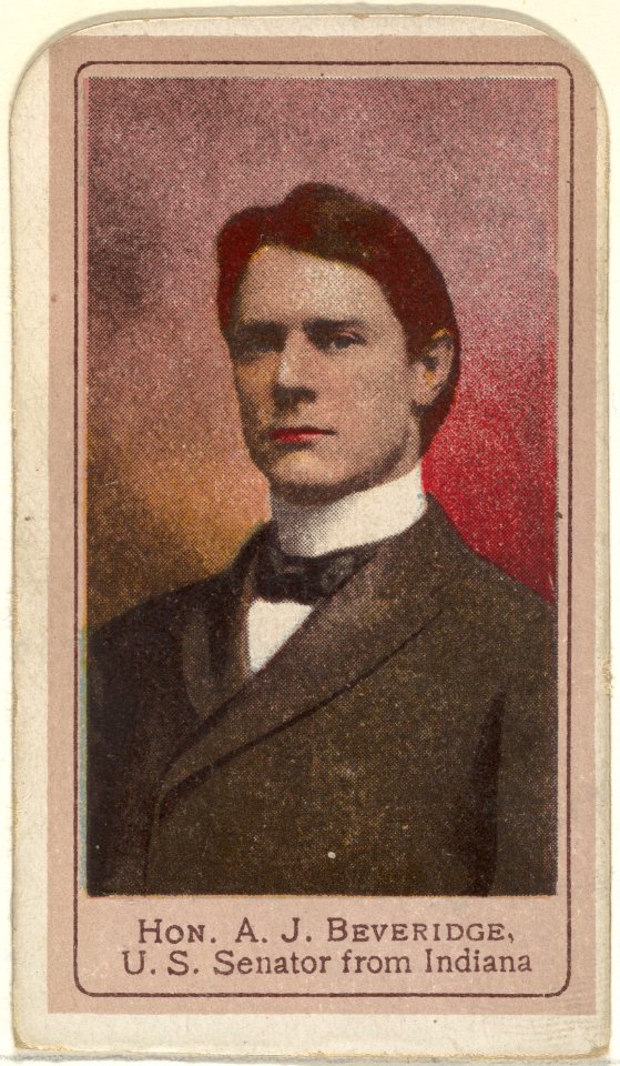 Honorable A. J. Beveridge, United States Senator from Indiana, from the Heroes of the Spanish War series (T175) MET DP842543