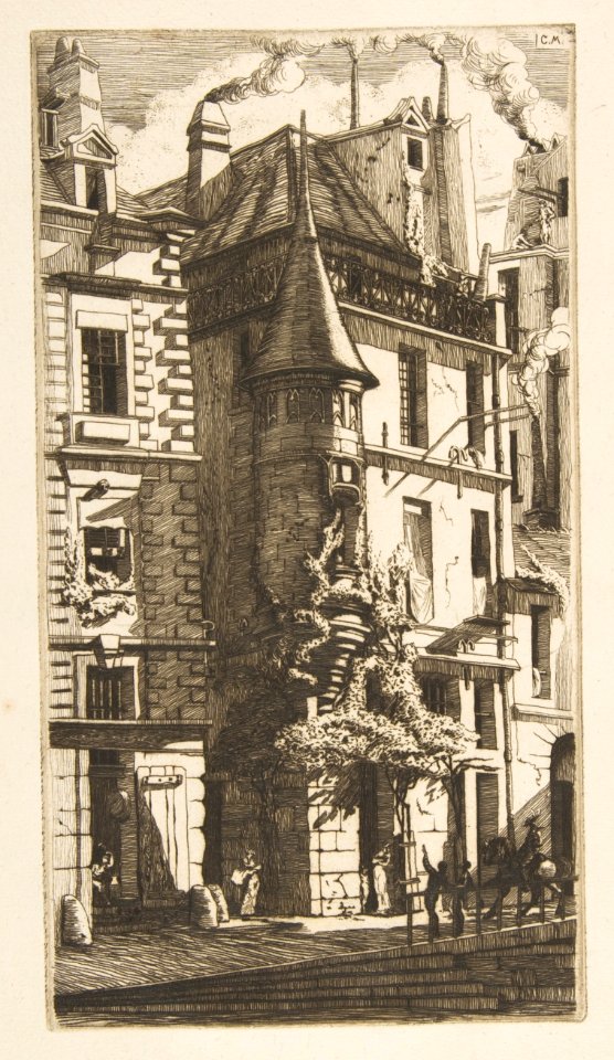 House with a Turret, rue de la Tixéranderie, Paris MET DP813113