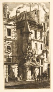 House with a Turret, rue de la Tixéranderie, Paris MET DP813113