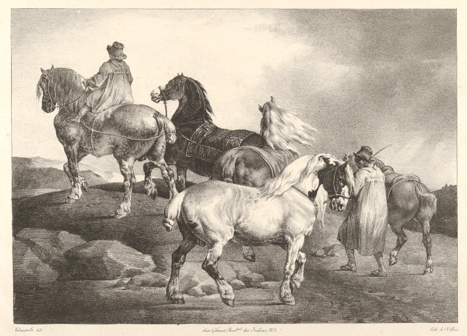 Horses Driven to a Fair MET DP837359