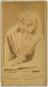 Ila Beals, from the Actors and Actresses series (N45, Type 1) for Virginia Brights Cigarettes MET DP828867
