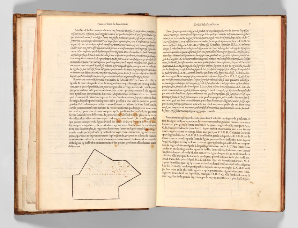 Il primo libro d'architettura di Sebastiano Serlio Bolognese. Il secondo libro di perspecttia di Sebastiano Serlio, Bolognese. MET DP-13026-004