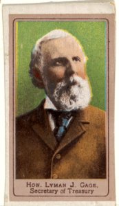 Honorable Lyman J. Gage, Secretary of Treasury, from the Heroes of the Spanish War series (T175) MET DP842556