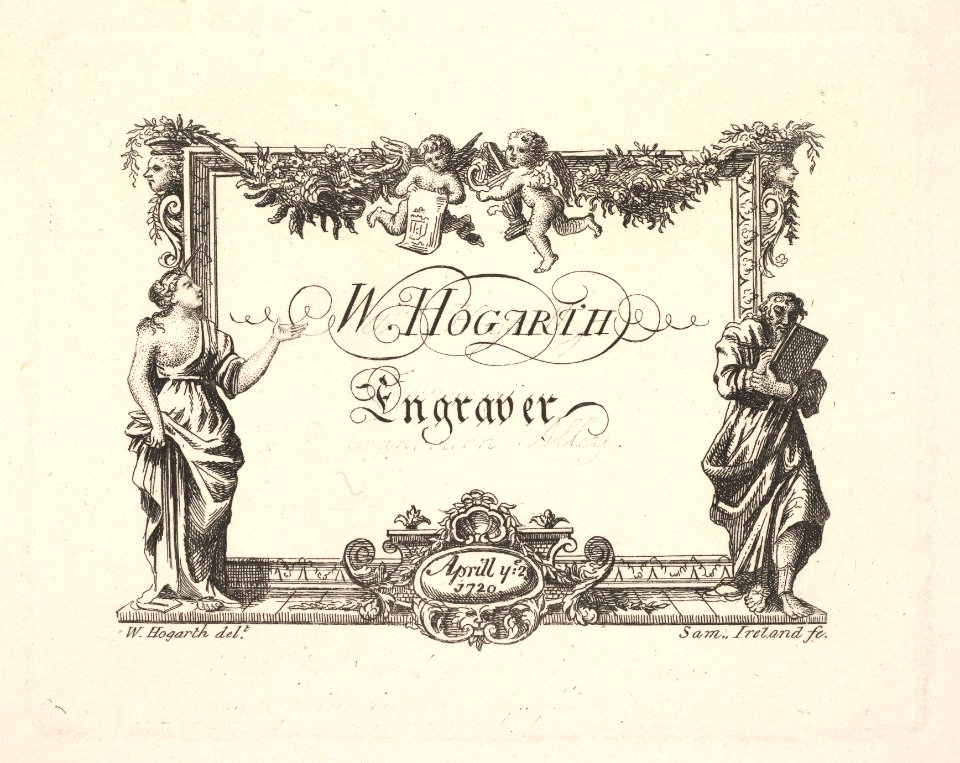 Hogarth's Shop Card MET DP824526