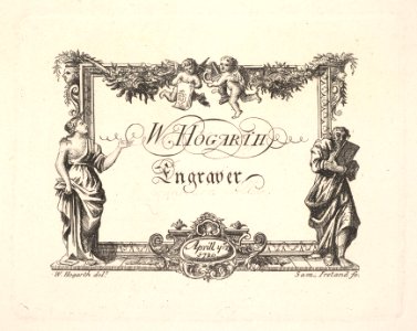 Hogarth's Shop Card MET DP824526