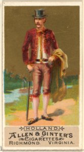 Holland, from the Natives in Costume series (N16) for Allen & Ginter Cigarettes Brands MET DP834833