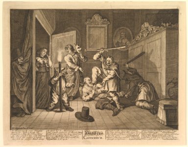 Hudibras Catechized (Twelve Large Illustrations for Samuel Butler's Hudibras, Plate 9) MET DP826947