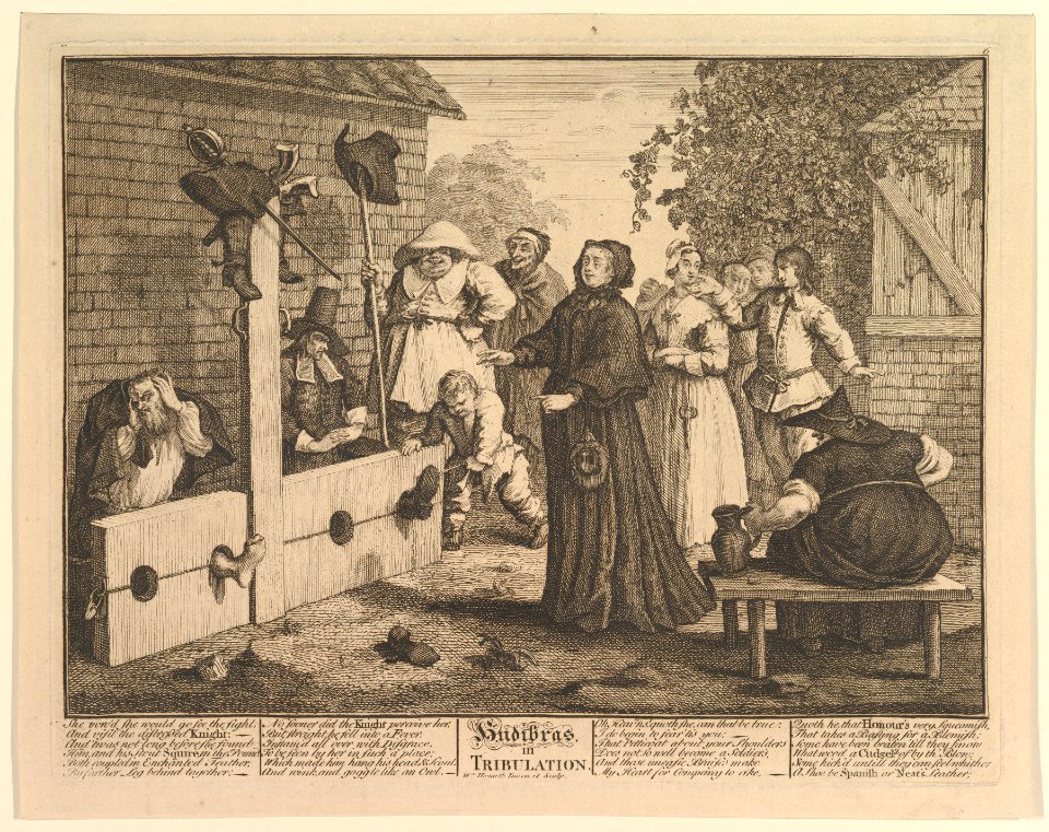 Hudibras in Tribulation (Twelve Large Illustrations for Saumel Butler's Hudibras, Plate 6) MET DP826951