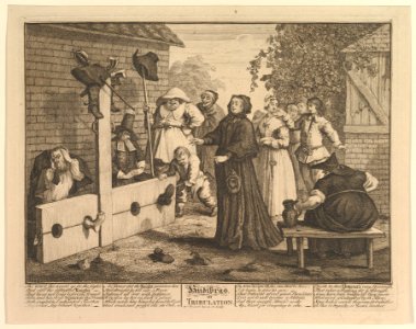 Hudibras in Tribulation (Twelve Large Illustrations for Saumel Butler's Hudibras, Plate 6) MET DP826951