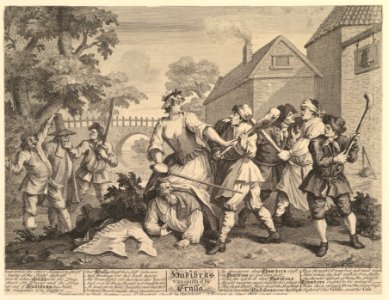 Hudibras Vanquished by Trulla (Twelve Large Illustrations for Samuel Butler's Hudibras, Plate 5) MET DP824943