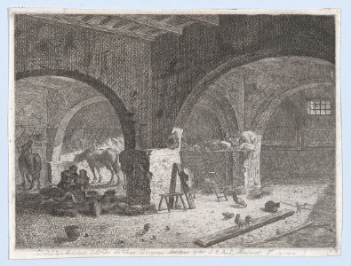 Interior of a Farm with Lovers MET DP874433