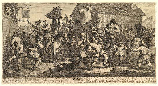 Hudibras and the Skimmington (Twelve Large Illustrations for Samuel Butler's Hudibras, Plate 7) MET DP826937