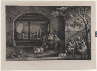 Interior of a Farm at Saint-Jean-de-Touslas MET DP874571