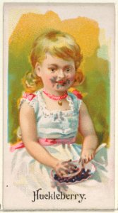 Huckleberry, from the Fruits series (N12) for Allen & Ginter Cigarettes Brands MET DP834623