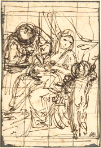 Holy Family with St. John the Baptist MET DP803847