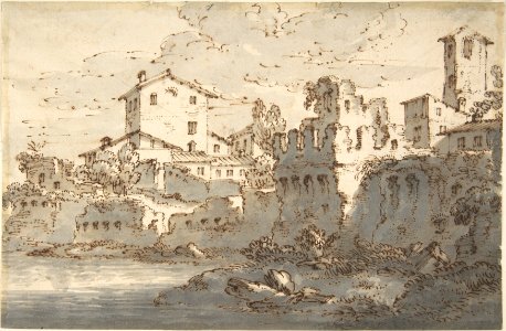 Houses by a River MET DP803160