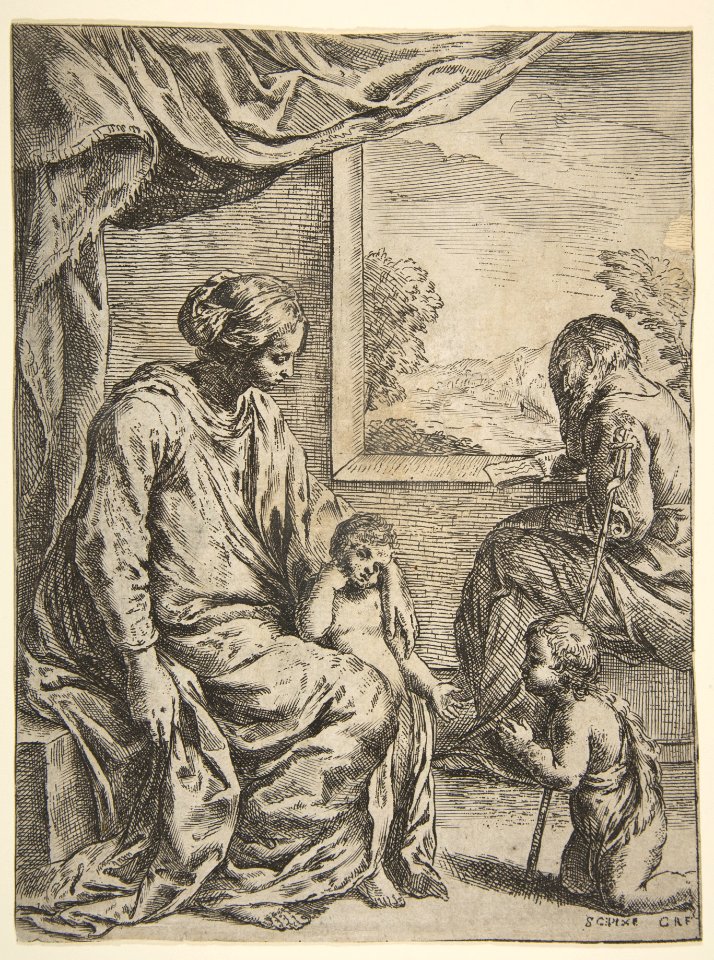 Holy Family with Saint John the Baptist MET DP815213