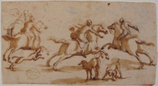 Horsemen Hunting MET 80.3.538