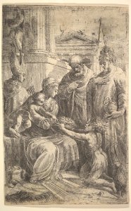 Holy Family with Saints MET DP823446