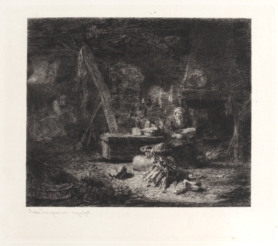 Interior of a Dutch Kitchen, after Willem Kalf Met DP886841