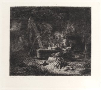Interior of a Dutch Kitchen, after Willem Kalf Met DP886841