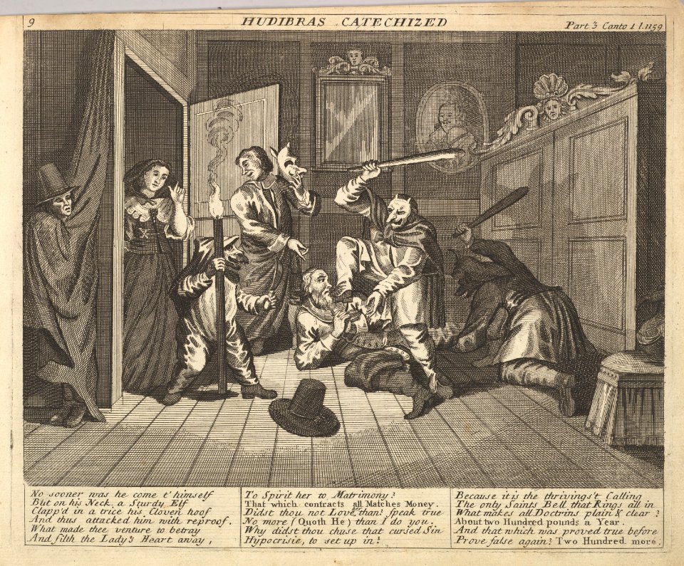 Hudibras Catechized (Plate 9- Illustrations to Samuel Butler's Hudibras) MET DP825451