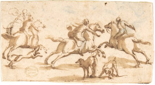 Horsemen Hunting MET DP807668