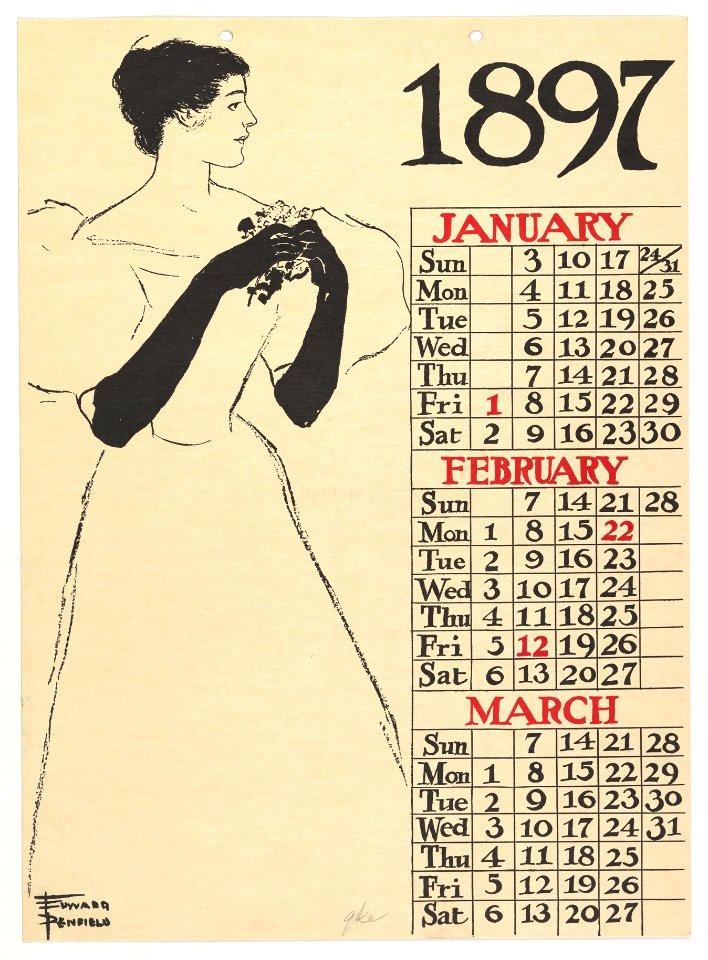 January, February, March, 1897 MET DP823820
