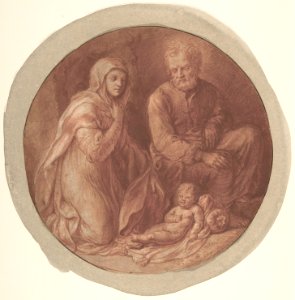 Holy Family in the Stable MET DP800253