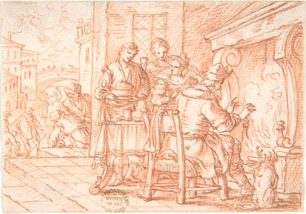 January (one of a series representing the labors of the months) MET DP803093