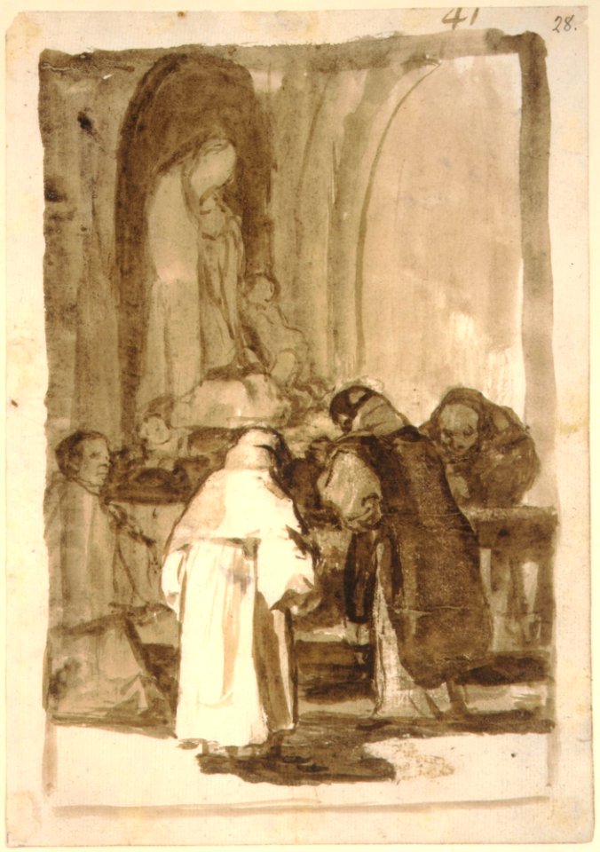 Interior of a Church; Images of Spain Album (F), page 41 MET APS3073
