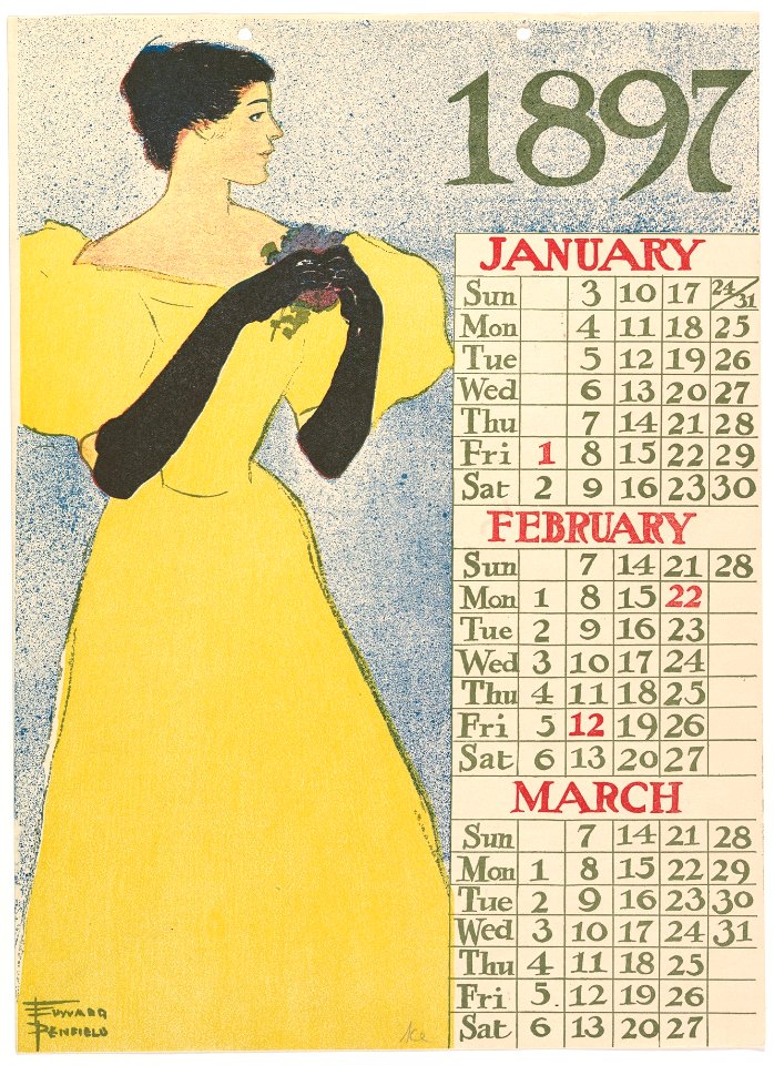 January, February, March, 1897 MET DP823819
