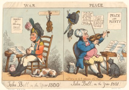John Bull in the Year 1800! John Bull in the year 1801! MET DP873658