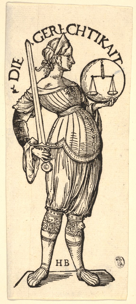 Justice (Die Gerechtikait), from The Seven Virtues MET DP834025