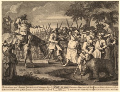 Hudibras' First Adventure (Twelve Large Illustrations for Samuel Butler's Hudibras, Plate 3) MET DP824945