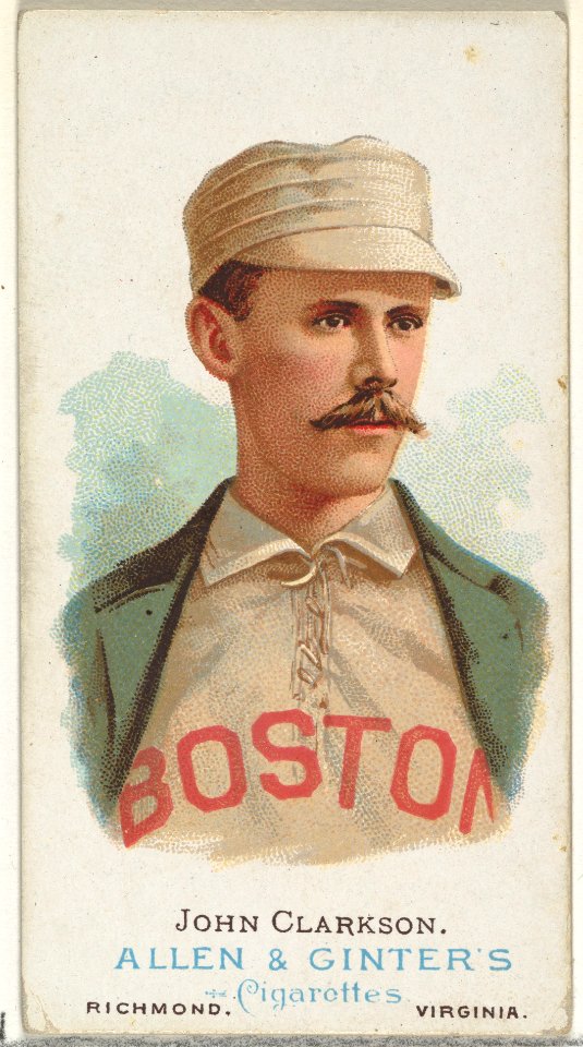 John Clarkson, Baseball Player, from World's Champions, Series 1 (N28) for Allen & Ginter Cigarettes MET DP838202