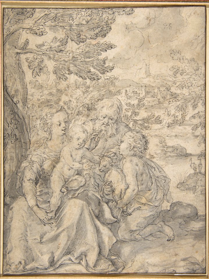 Holy Family with the Infant Saint John the Baptist MET DP818022